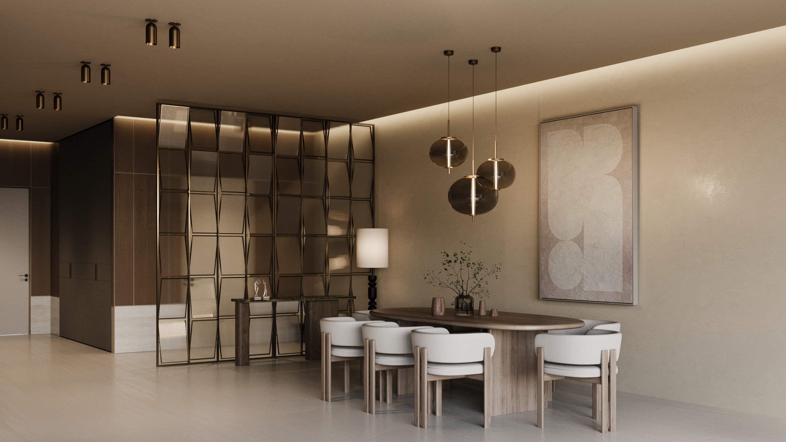 The Alba dining area